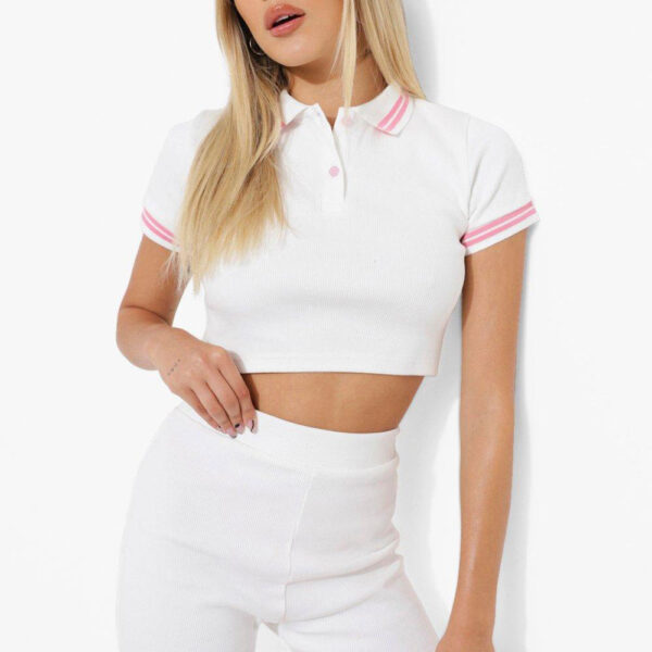 RIBBED-CROPPED-POLO-AND-SHORT-SET